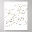 Search for your seat awaits posters Calligraphy