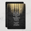 Search for golden birthday invitations Glitter