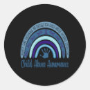 Search for blue awareness ribbon stickers Child abuse prevention