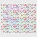 Search for rainbow unicorn party wrapping paper Birthday