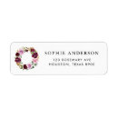 Search for marsala return address labels Elegant