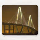 Search for bridge at night mousepads Modern