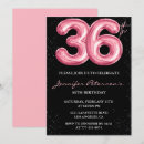 Search for 36th birthday invitations Elegant