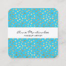 Search for polka dot business cards Blue