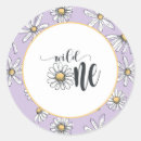 Search for wild one birthday stickers Daisy birthday party
