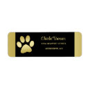 Search for shiny return address labels Black