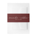 Search for wedding invitation belly bands Simple