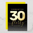 Search for 30th birthday save the dates Glitter