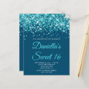 Search for ocean” sweet 16 invitations For kids