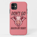 Search for funny bacon iphone cases Pig