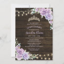 Search for dark purple quinceanera invitations Mexican spanish latina
