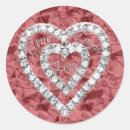 Search for red diamond stickers Hearts