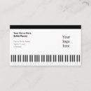 Search for pianist business cards Qr code