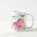 Search for pink dinosaur mugs Triceratops