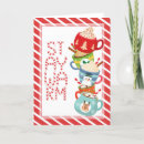 Search for marshmallow hot chocolate christmas cards Snowman