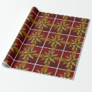 Search for burgundy and gold christmas wrapping paper Retro