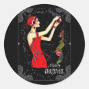 Search for retro lady stickers Flapper