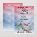 Search for 3 year old boy birthday invitations Dinosaur