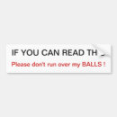 Search for balling bumper stickers Driving