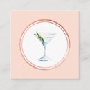 Search for cocktail business cards Pink