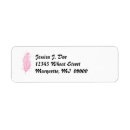 Search for quill return address labels Pink