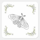 Search for butterflies flowers stickers Insect