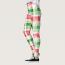 Search for green and white stripes leggings Red