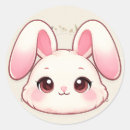 Search for animal face stickers Rabbit