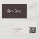 Search for brown business cards Qr code