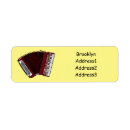 Search for instrument return address labels Accordion