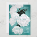 Search for turquoise flower invitations Elegant