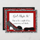 Search for ladies night invitations Red