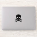 Search for fantasy skull stickers Black