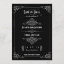 Search for art deco save the dates Black and white