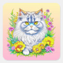 Search for persian cats stickers White cat