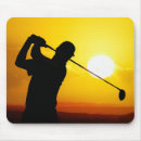 Search for golfing mousepads Silhouette