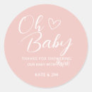 Search for blush thank you stickers Cute