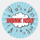 Search for superhero thank you stickers Birthday