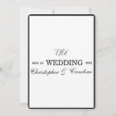 Search for simple wedding reception invitations Classic