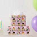 Search for pink plaid wrapping paper Vintage
