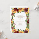 Search for sunflower and burgundy wedding invitations Sunflowers