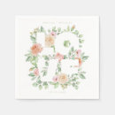 Search for greenery wedding napkins Botanical