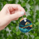 Search for landscape art key rings Starry night