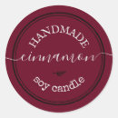 Search for red candle Handmade