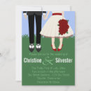 Search for cute cartoon couple wedding invitations Sweet