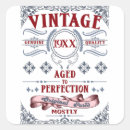 Search for vintage 70th birthday stickers Aged to perfection