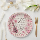 Search for music notes paper plates Flowers