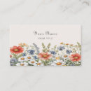 Search for wildflower business cards Unique