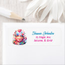 Search for cartoon flower return address labels Flowers