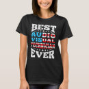 Search for audio visual tshirts 4th
